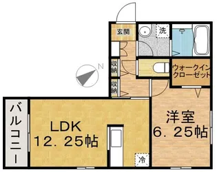 サンコースト【3階】の間取り