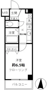 スクエア コート【2階】の間取り