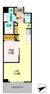 クレアガーデン【3階】の間取り