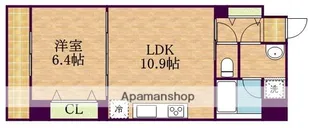 スカイヒルズ【1階】の間取り
