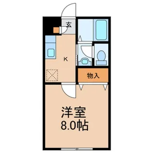 プレステージ一番館【1階】の間取り