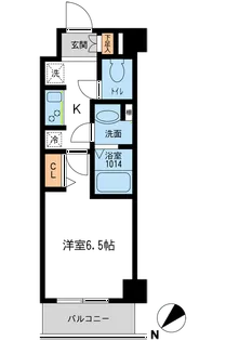 NーSTAGE行徳【3階】の間取り