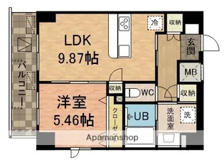 アリエス【2階】の間取り
