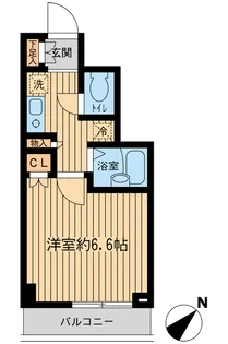 レジディア行徳【2階】の間取り