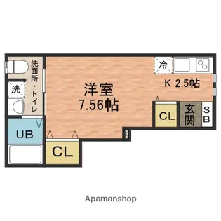 レコラ行徳【1階】の間取り