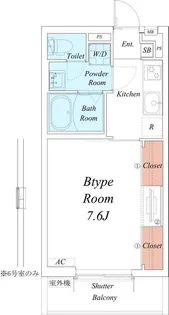 リブリ・ヤマト レジデンス【1階】の間取り