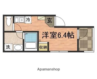 MELDIA行徳【1階】の間取り