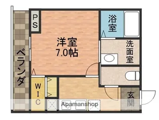シャンテユニゾンハイム【305号室】の間取り
