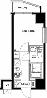 NーSTAGE本八幡【9階】の間取り