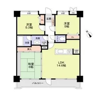 エル・モビック【6階】の間取り