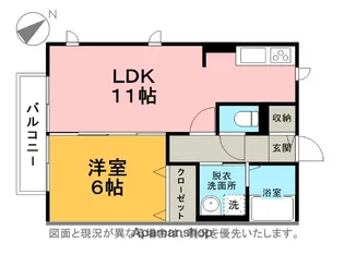 リュスクレジデンス【1階】の間取り