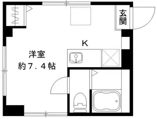 ヴィラ・コクシネル【301号室号室】の間取り