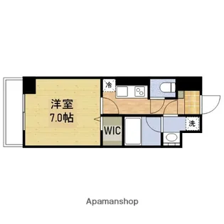 1Kの間取り画像