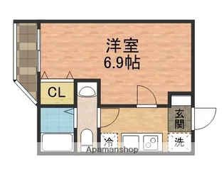 モダンライト中山【2階】の間取り