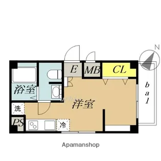EPガーデン行徳【401号室】の間取り