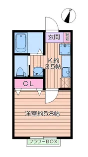 エスペラールⅢ【1階】の間取り