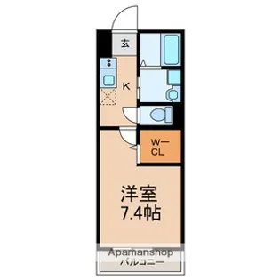 SUNRISE津田沼 V【102号室号室】の間取り