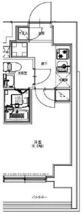 SーRESIDENCE市川【706号室】の間取り