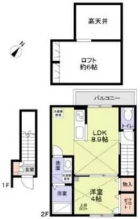 フォレストメゾン西船橋WEST【2階】の間取り
