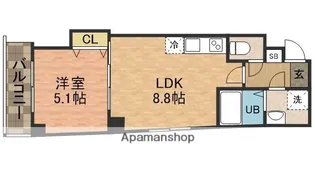 アルカンシエル船橋【502号室】の間取り