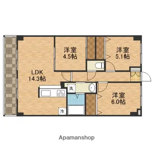 クレール和泉【2階】の間取り