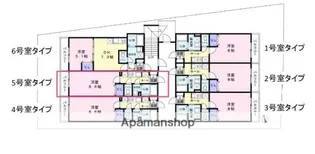 APARTAMENTOアリビオ【3階】の間取り