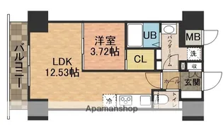 ジュウセイレジデンス【6階】の間取り