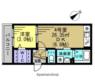 AJ西船橋【3階】の間取り