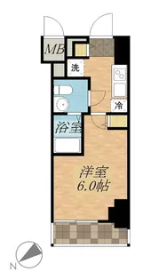 SーRESIDENCE市川【5階】の間取り