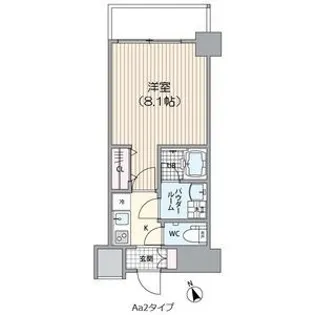オーキッドレジデンス船橋本町【1階】の間取り