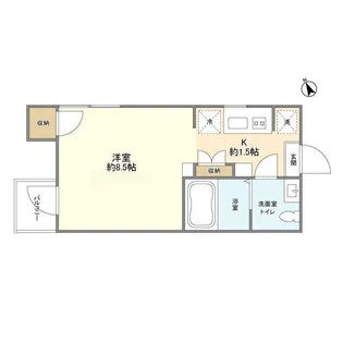 サンメゾン中山【2階】の間取り