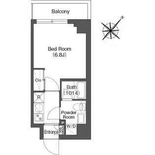 BPRレジデンス南行徳【3階】の間取り