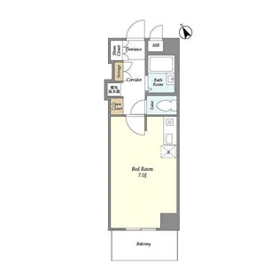北辰レジデンス東船橋【2階】の間取り