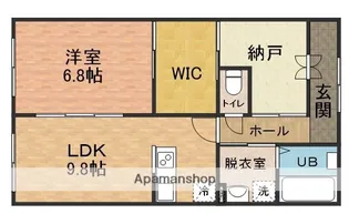 QUEUE DE CHIEN 2ER【3階】の間取り