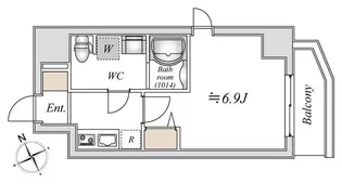LIME RESIDENCE HIGASHINAKAYAMA【3階】の間取り