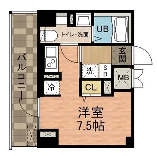 SーRESIDENCE行徳AILE【5階】の間取り