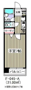 クオーレプロバンス浦安Ⅰ【2階】の間取り