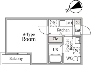 ラフィーナー東船橋【2階】の間取り