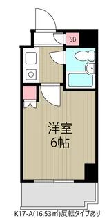 SOCIETY MINAMIーGYOUTOKU【3階】の間取り