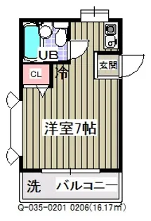 ローズアパート【2階】の間取り