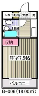 コスモハウスBー6【2階】の間取り