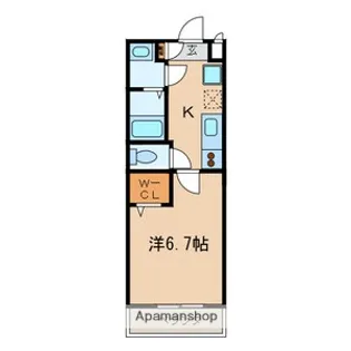 ORSO RIO【203号室号室】の間取り
