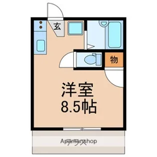 プレジオⅠ【102号室号室】の間取り