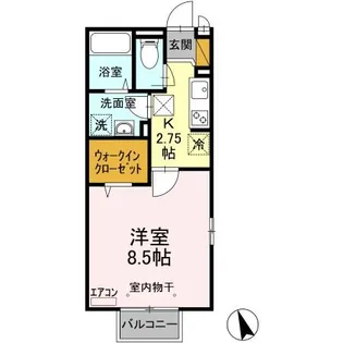 サンエールM.S【1階】の間取り