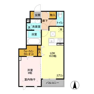 RUINES MAISONⅡ【1階】の間取り