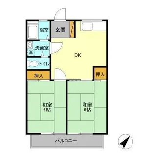 第三早川ハウス【2階】の間取り