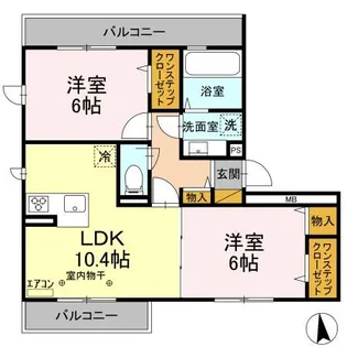 コンフォール【3階】の間取り