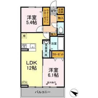 レジデンスヒルトップⅨ【3階】の間取り