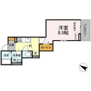 ミーツⅢ【3階】の間取り