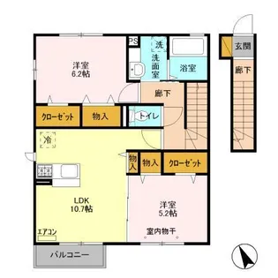 プレジオ【2階】の間取り